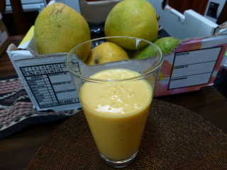 pumpkin mango smoothie