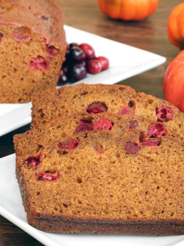 How to Make Pumpkin Cranberry Bread  Story