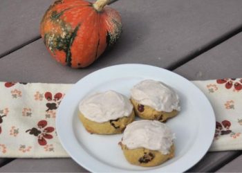 pumpkin cranberry cookies