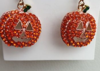 pumpkin earrings