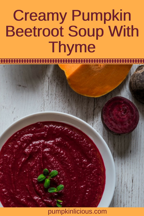 This easy to make beetroot and pumpkin soup is as healthy as they come. Creamy soups are simple, yet some of the best comfort foods. Blended to smooth perfection, you'll be surprised at how well these 2 vegetables get along. YUM!