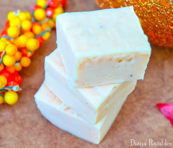 Pumpkin spice fudge