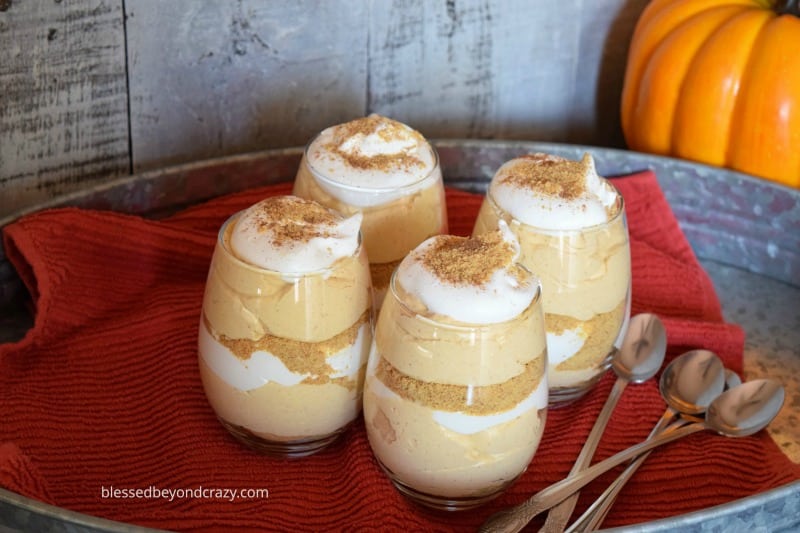 Pumpkin mousse parfait