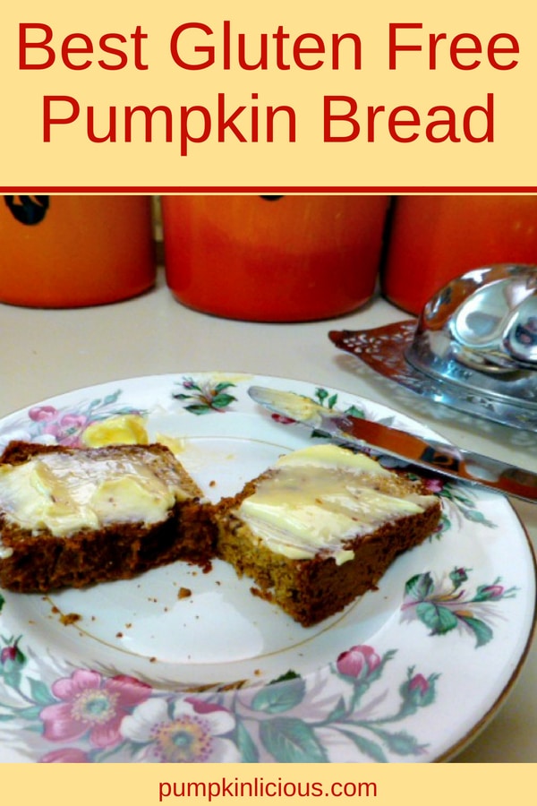 Easy gluten free pumpkin bread #glutenfree #pumpkinbread #fallrecipes #recipe #pumpkin #lowcarb #grainfree #Thanksgiving