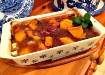 Lamb and pumpkin casserole