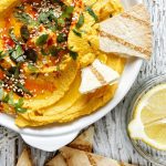 Pumpkin hummus dip