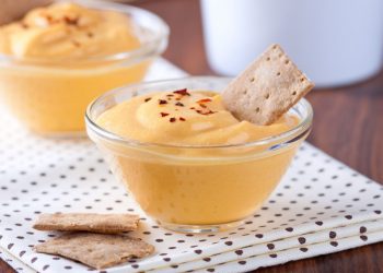 Sweet pumpkin dip with cream cheese and cinnamon