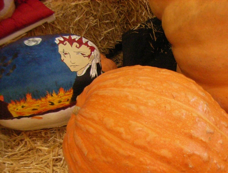 Painted pumpkin