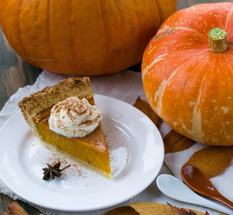 Traditional pumpkin pie