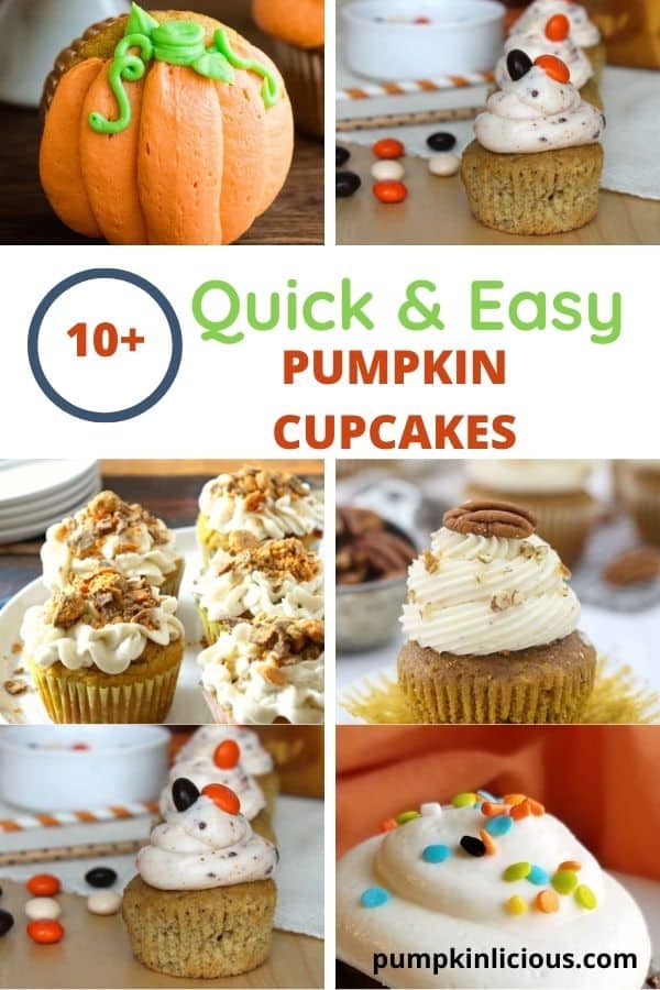 quick pumpkin cupcakes