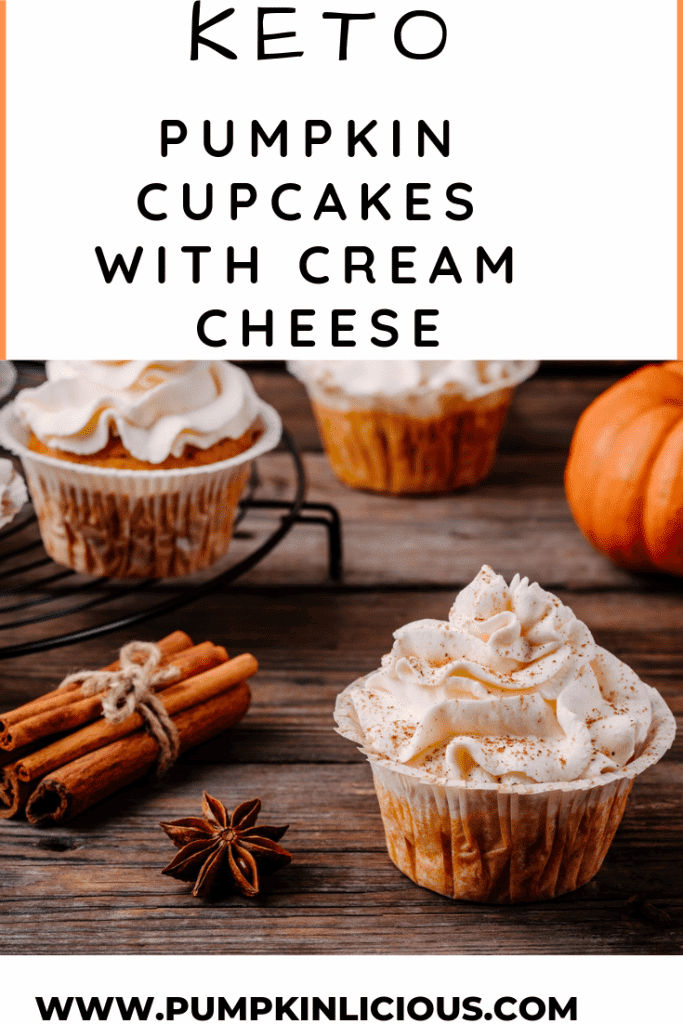 keto pumpkin cupcakes