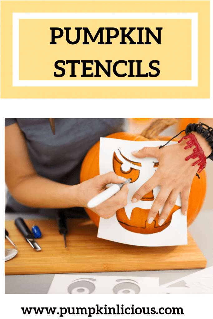 Pumpkin stencils