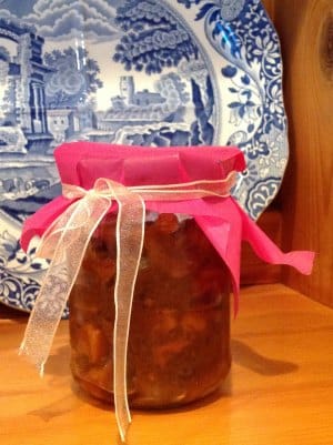 Pumpkin chutney jar