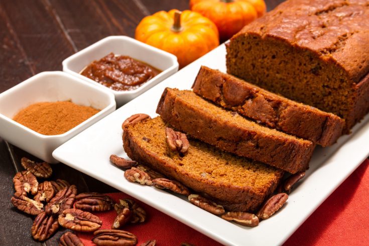 spiced pumpkin pecan bread