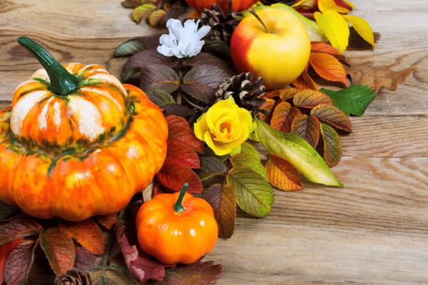 pumpkin thanksgiving centerpiece