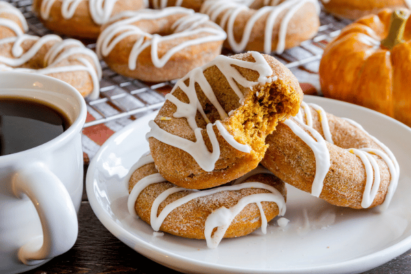 baked pumpkin donuts