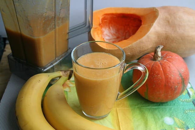 pumpkin banana smoothie