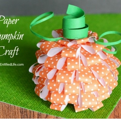 pumpkin paper crafts for adults
