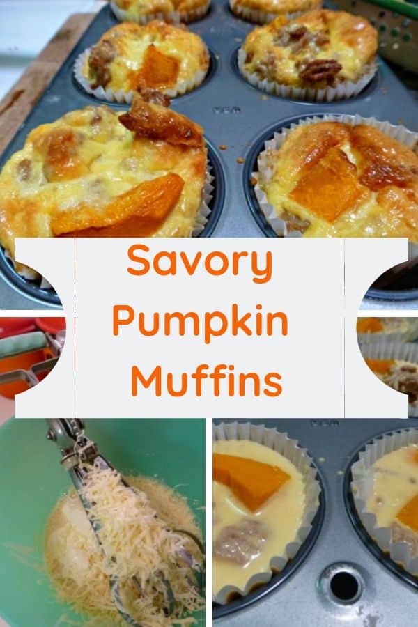 savory pumpkin sausage muffins