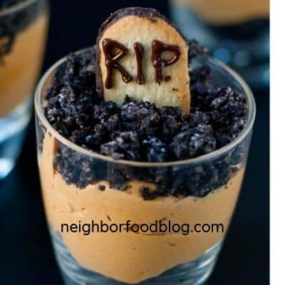 halloween pumpkin parfaits