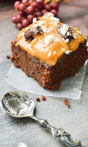 low carb vegan pumpkin brownie