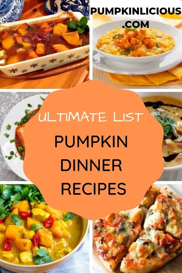 fall pumpkin dinner recipes