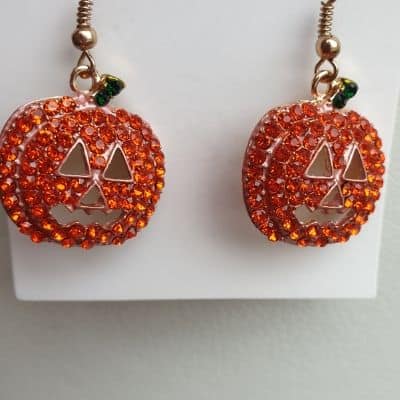 pumpkin earrings