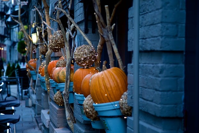 great outdoor pumpkin decorations