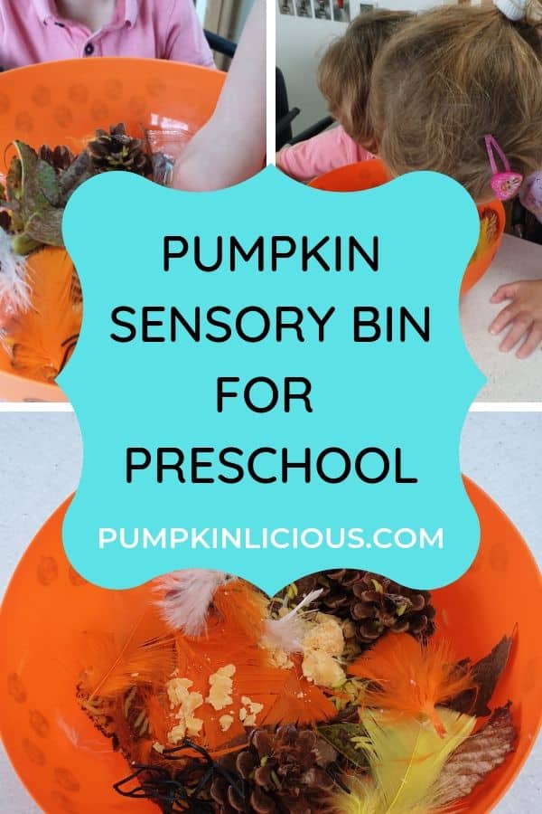 PUMPKIN SENSORY BIN