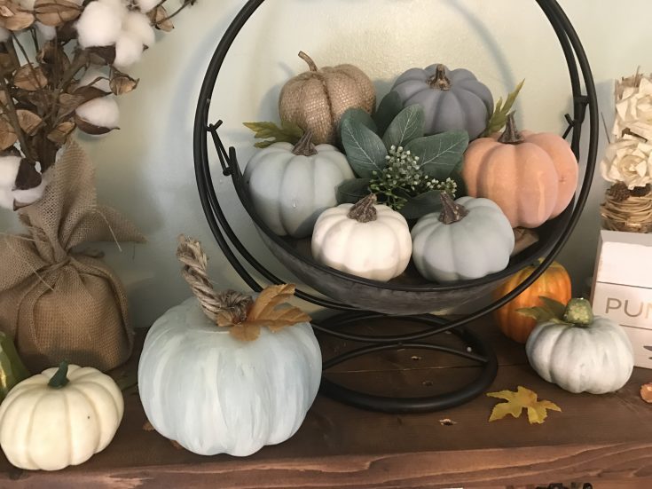 Cheap Fall Decor DIY Farmhouse Pumpkins- Dollar Tree Hack