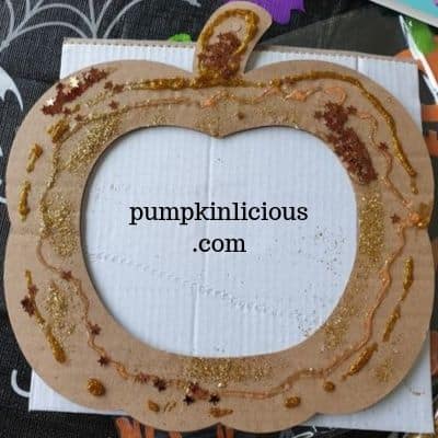 pumpkin wreath fall craft