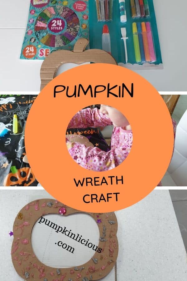 EASY PUMPKIN WREATH CRAFT