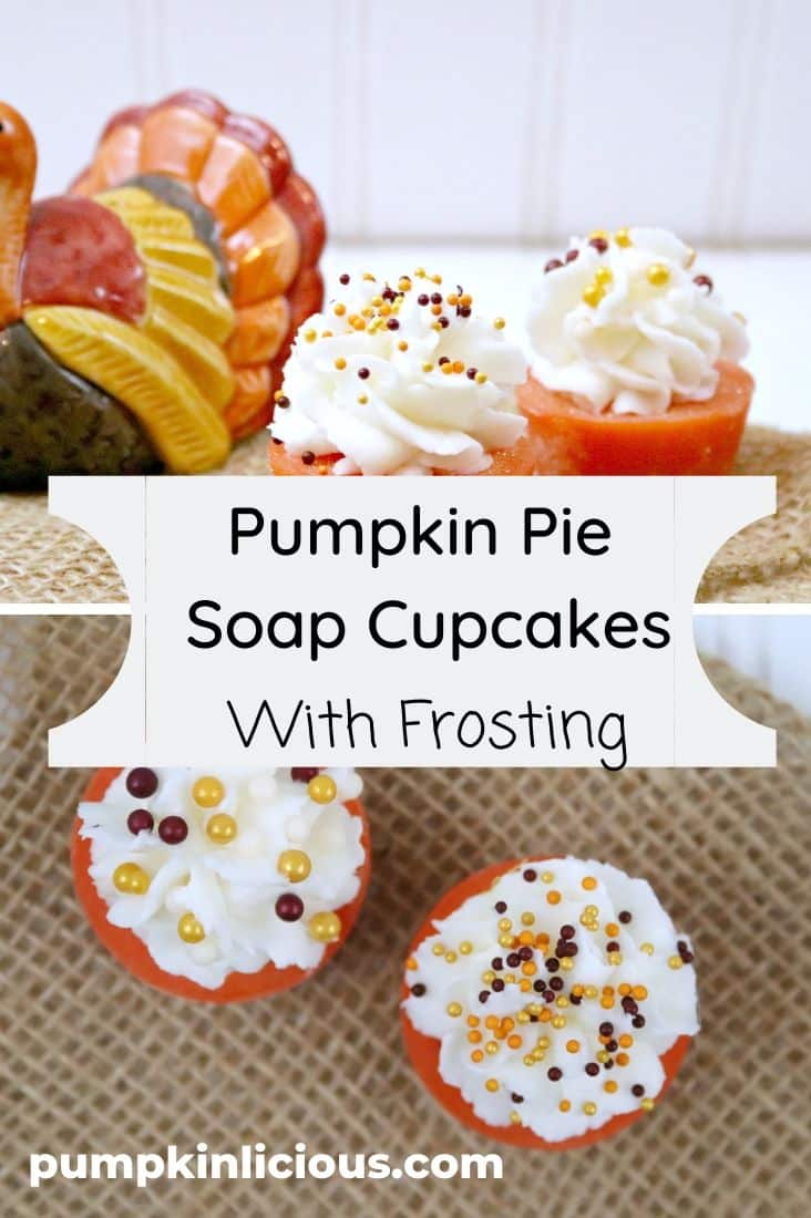 pumpkin pie soap cupcakes