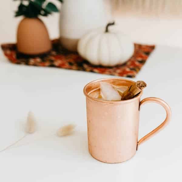 Flavorful Pumpkin Spice Moscow Mule with Canned Pumpkin