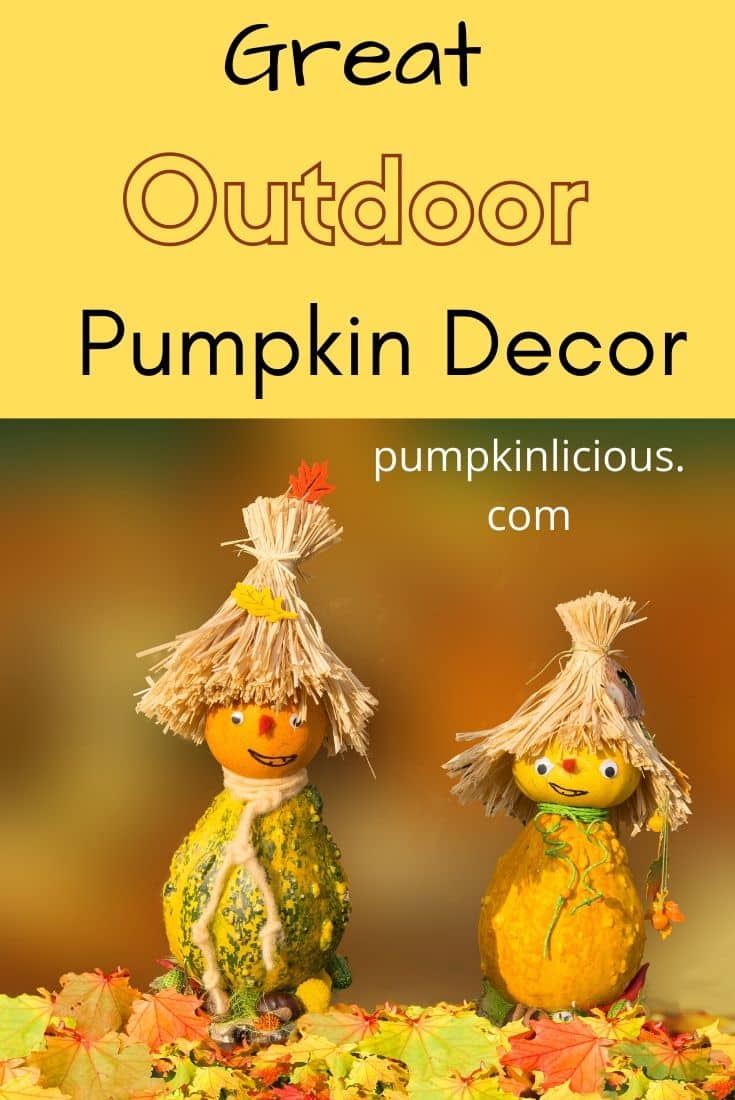 Outdoor Pumpkin Decorations