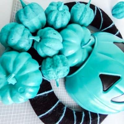 teal pumpkin wreath craft