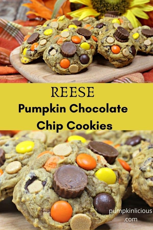 Reese Pumpkin Chocolate Chip Cookies Recipe