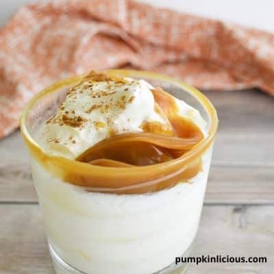 caramel pumpkin spice cocktail