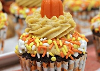 pumpkin cupcakes with espresso