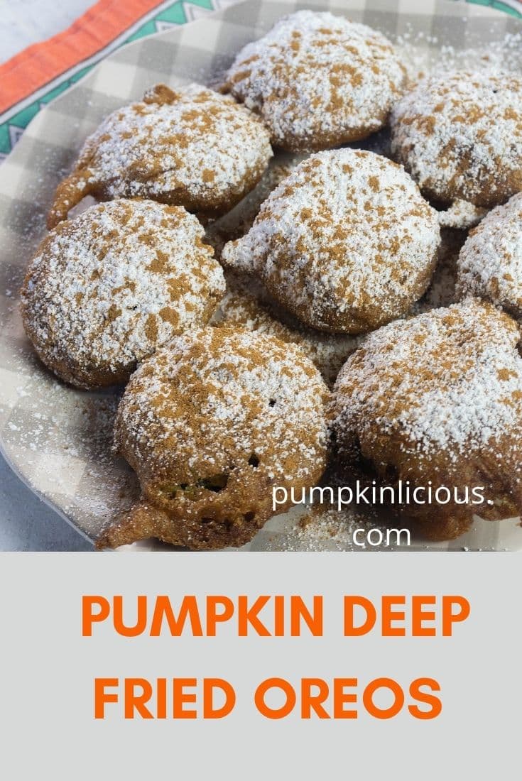 pumpkin deep fried oreos