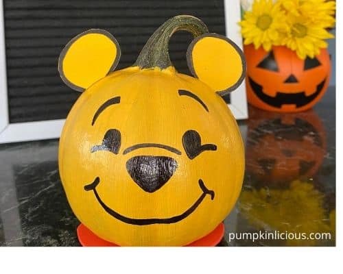 Winnie the Pooh pumpkin no carve