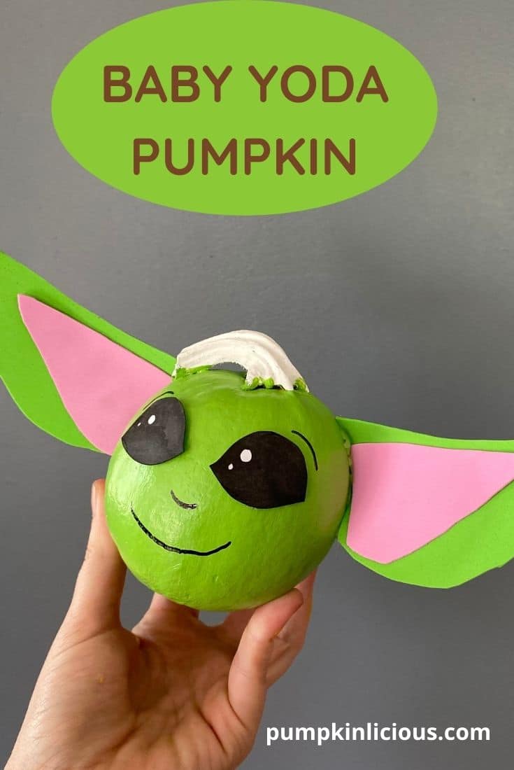 Yoda Pumpkin Painting