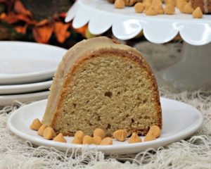 pumpkin bundt cake with butterscotch