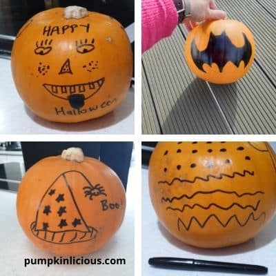 How to Decorate Pumpkins with Markers