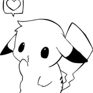 Pikachu Pumpkin Stencil